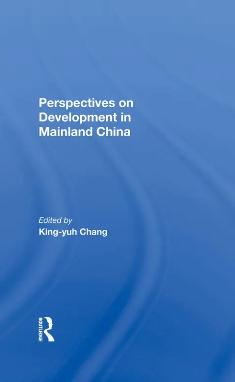 Cover of Perspectives on Development in Mainland China