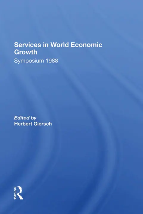 Cover of Services in World Economic Growth