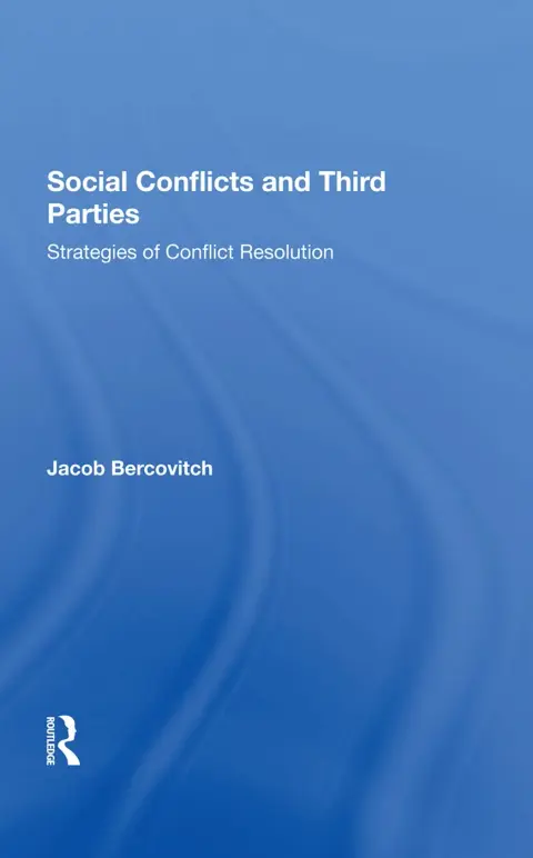 Cover of Social Conflicts and Third Parties