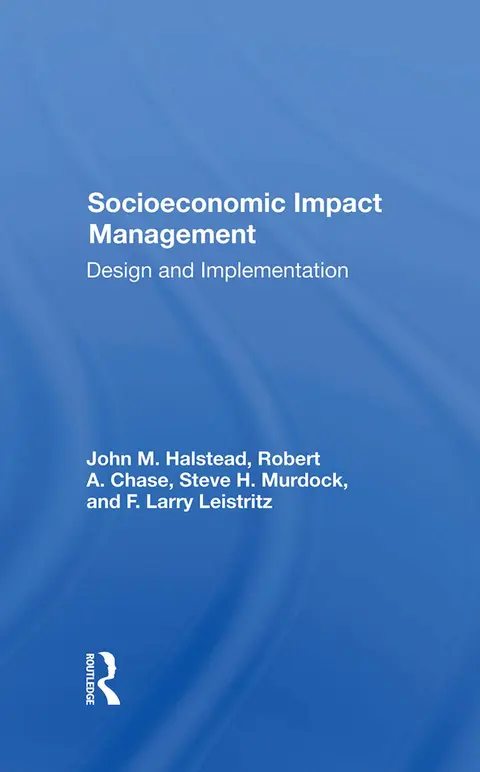 Cover of Socioeconomic Impact Management
