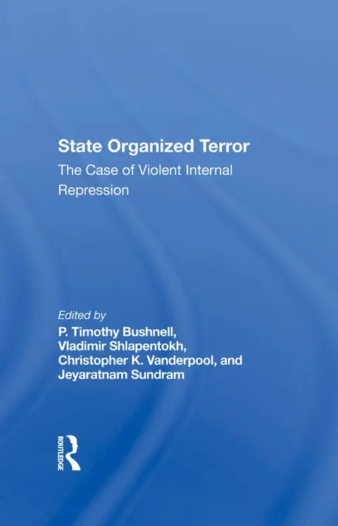 Cover of State Organized Terror