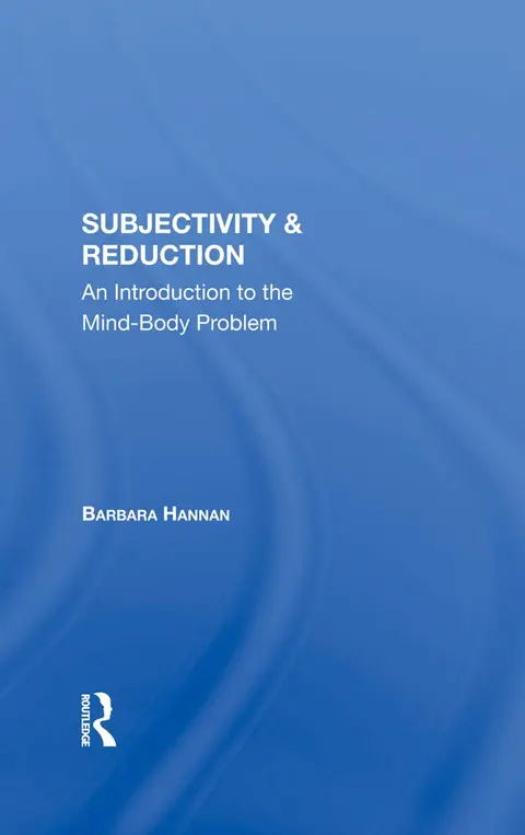 Cover of Subjectivity and Reduction