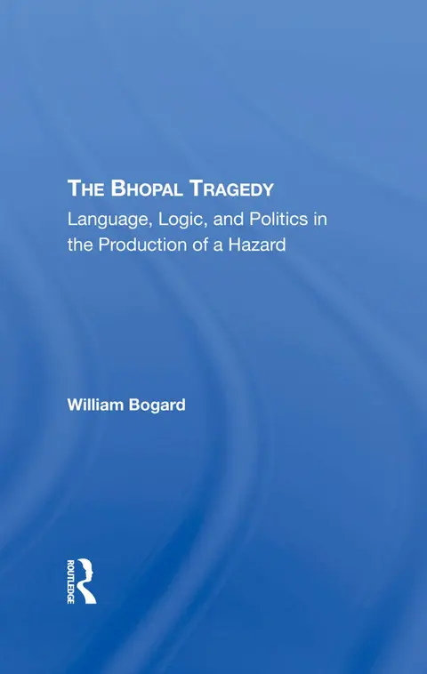 Cover of The Bhopal Tragedy