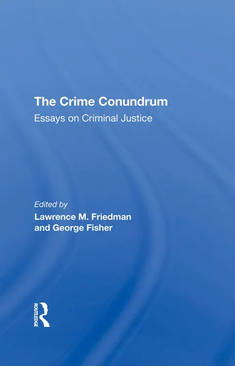Cover of The Crime Conundrum