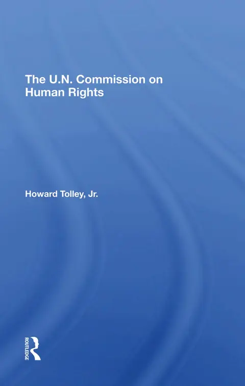 Cover of The Un Commission on Human Rights