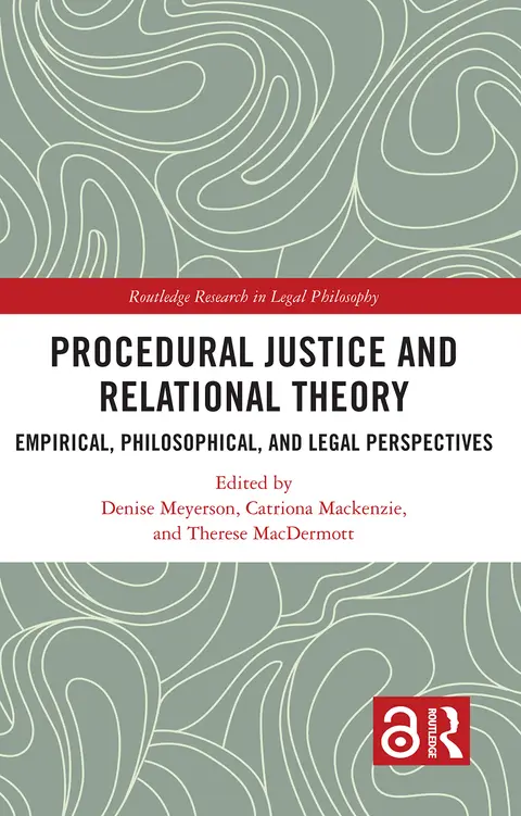 Cover of Procedural Justice and Relational Theory