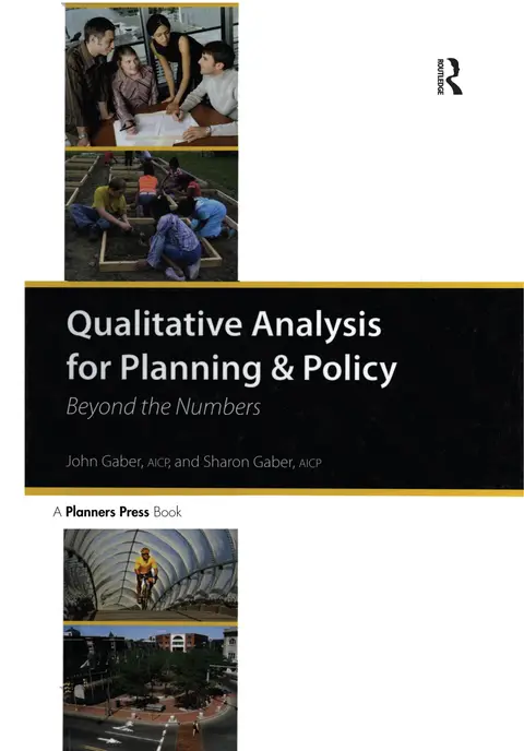 Cover of Qualitative Analysis for Planning & Policy