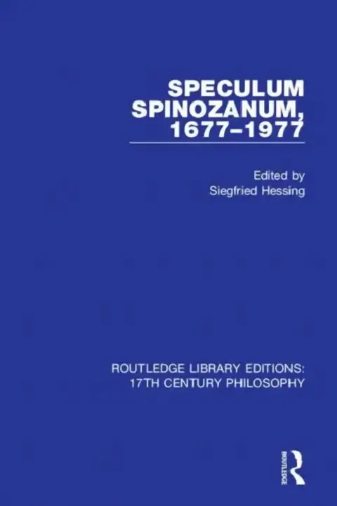 Cover of Speculum Spinozanum, 1677-1977