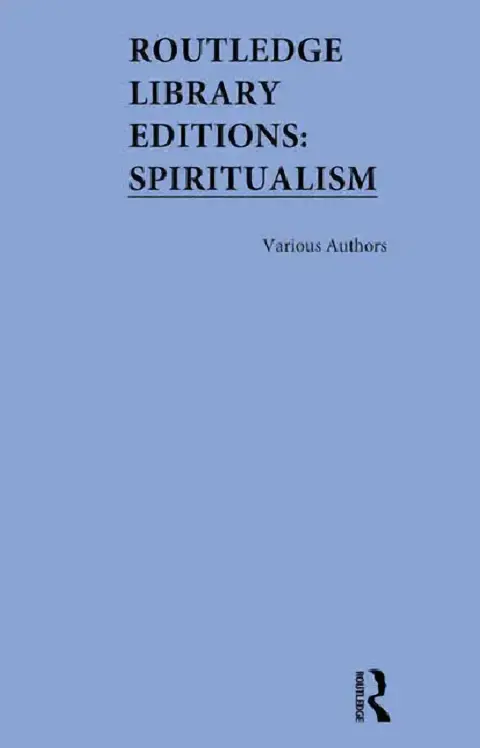 Cover of Spiritualism