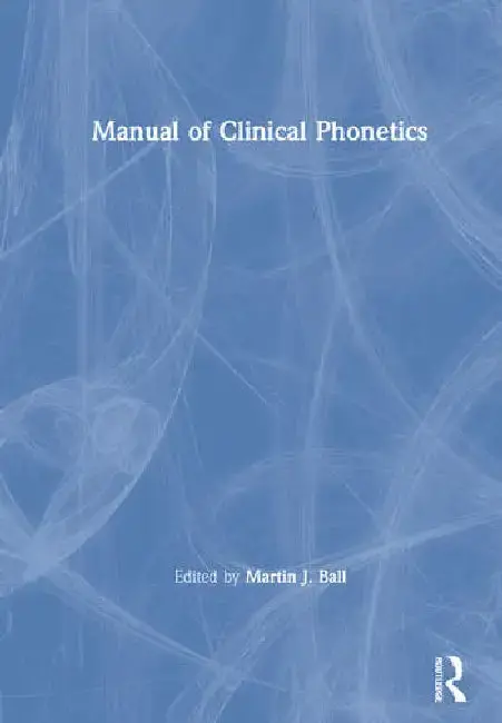 Cover of Manual of Clinical Phonetics