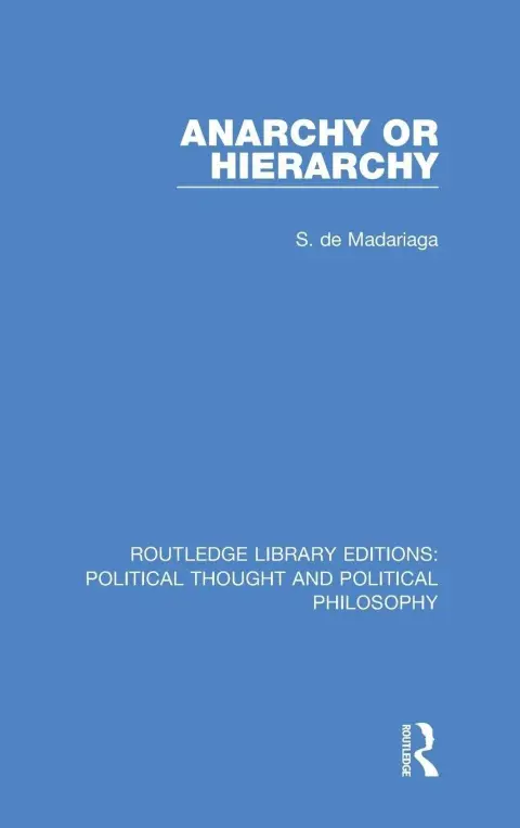 Cover of Anarchy or Hierarchy