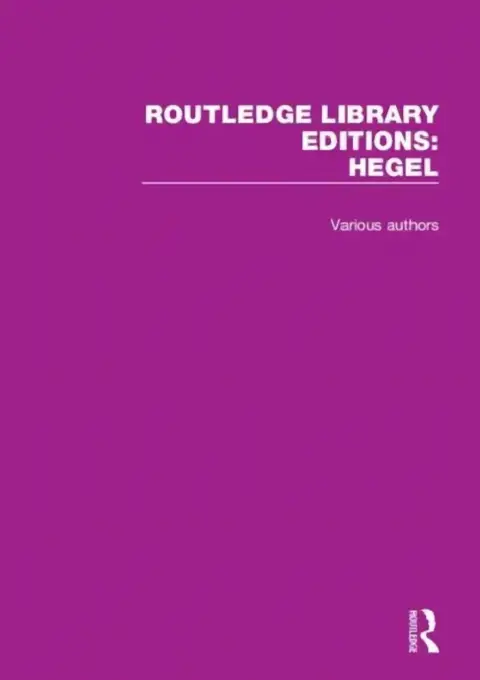 Cover of Hegel