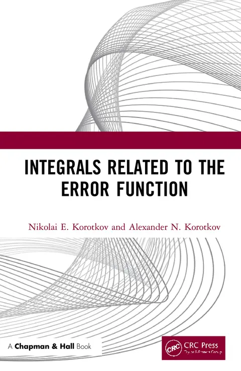Cover of Integrals Related to the Error Function