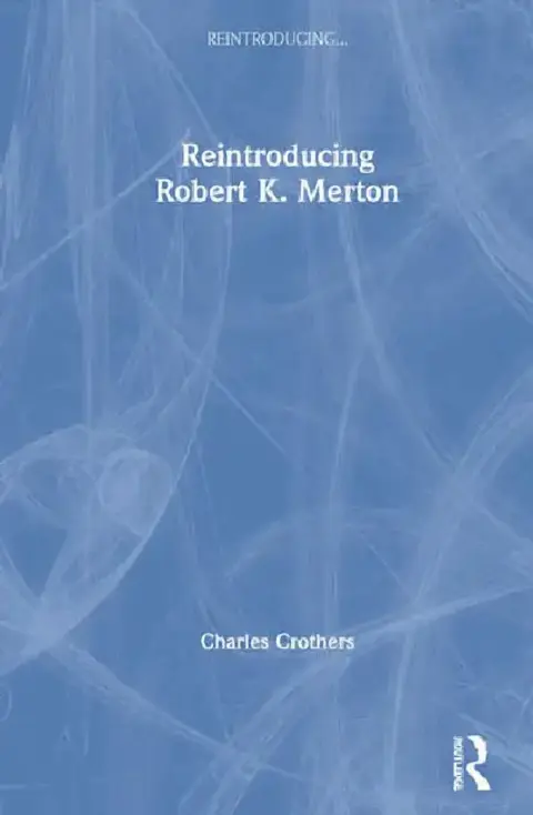 Cover of Reintroducing Robert K. Merton