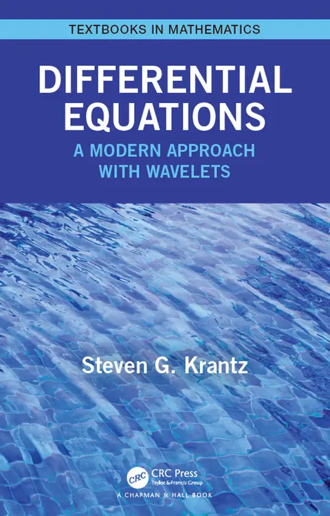 Cover of Differential Equations a Modern Approach with Wavelets (hb 2020)