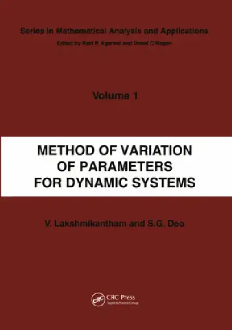 Cover of Method of Variation of Parameters for Dynamic Systems