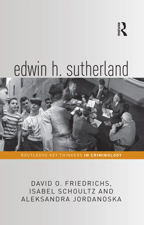 Cover of Edwin H. Sutherland
