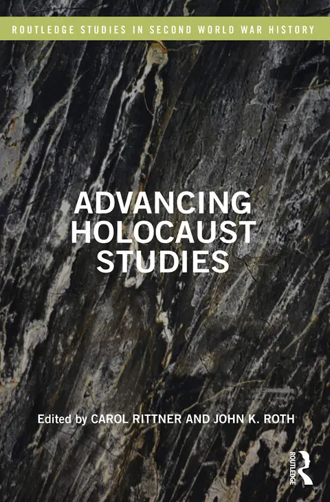 Cover of Advancing Holocaust Studies
