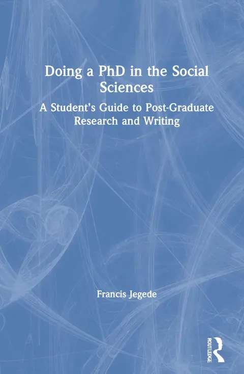 Cover of Doing a PhD in the Social Sciences