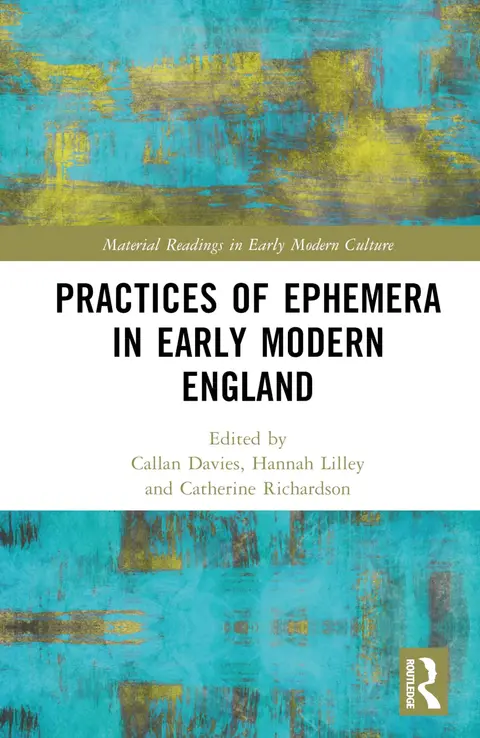 Cover of Practices of Ephemera in Early Modern England
