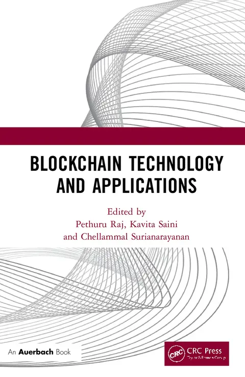 Cover of Blockchain Technology and Applications, 1St Edition