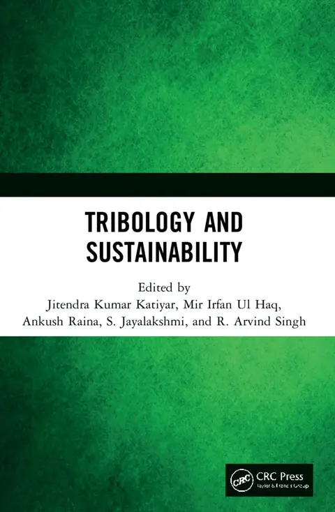Cover of Tribology and Sustainability