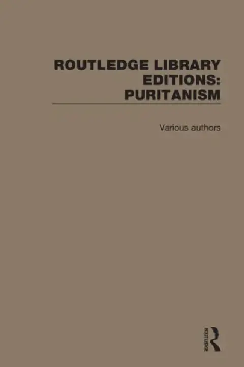 Cover of Puritanism