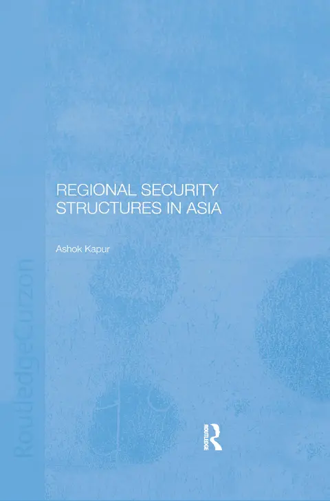 Cover of Regional Security Structures in Asia