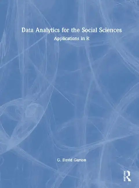 Cover of Data Analytics for the Social Sciences