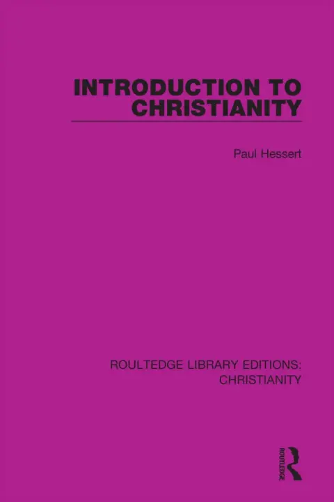 Cover of Introduction to Christianity