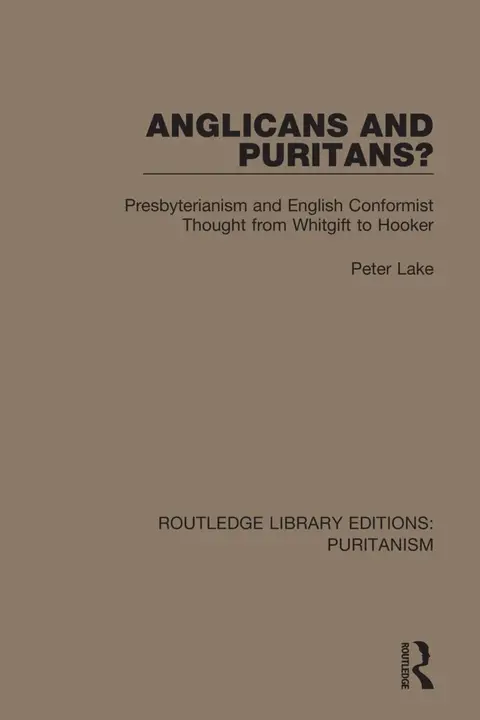 Cover of Anglicans and Puritans?