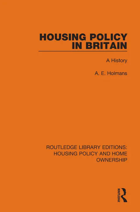 Cover of Housing Policy in Britain