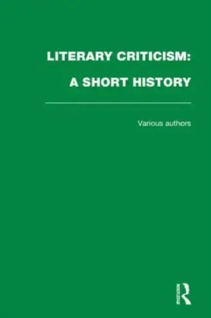 Cover of Literary Criticism