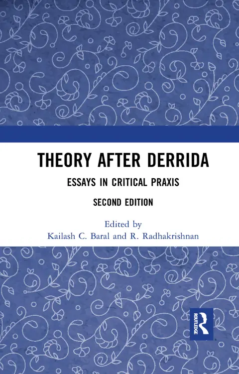 Cover of Theory after Derrida
