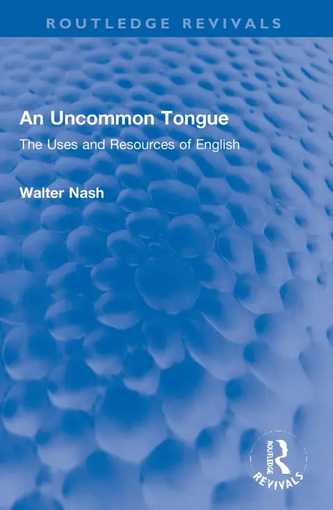 Cover of An Uncommon Tongue