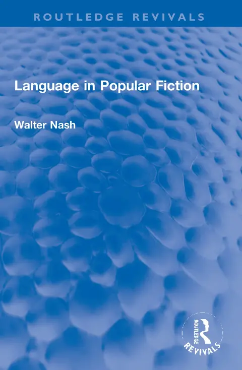 Cover of Language in Popular Fiction