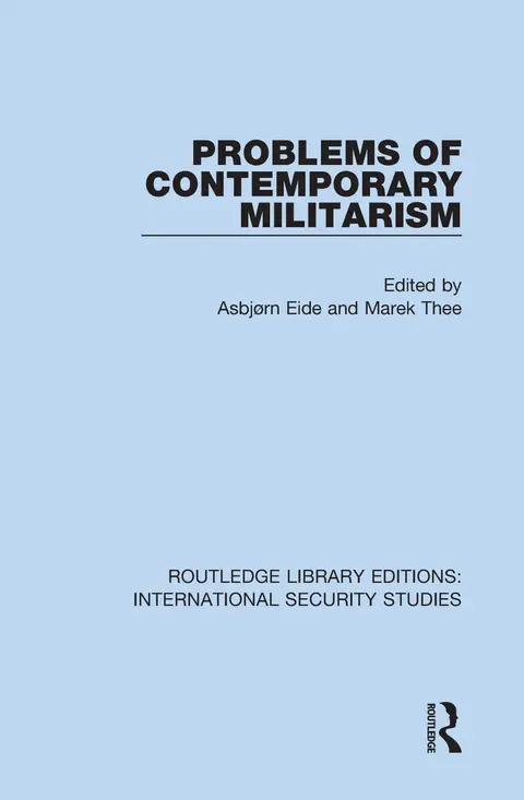 Cover of Problems of Contemporary Militarism