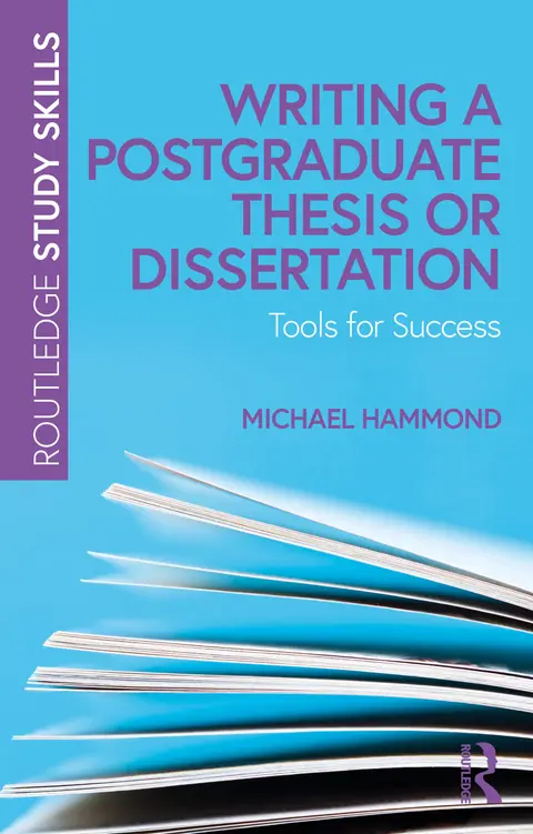 Cover of Writing a Postgraduate Thesis or Dissertation