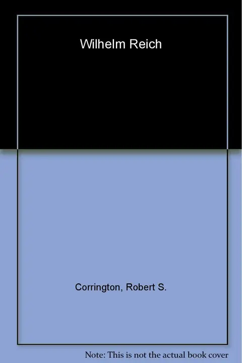 Cover of Wilhelm Reich