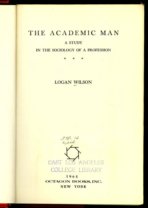 Cover of Academic Man