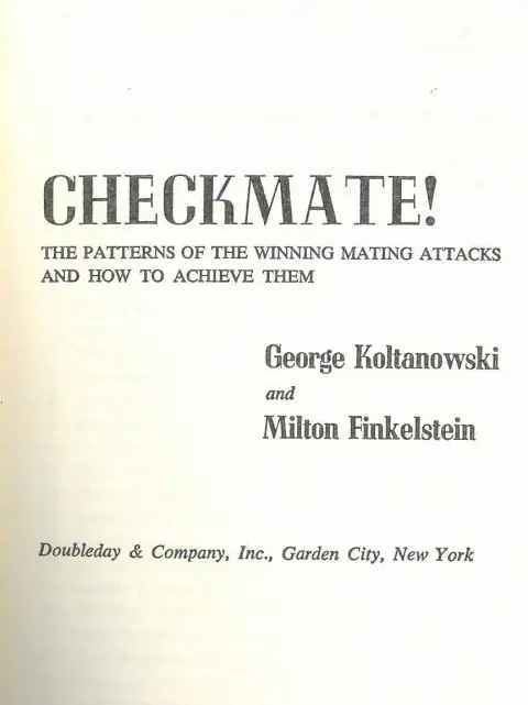 Cover of Checkmate!