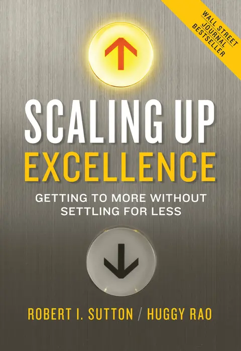 Cover of Scaling up Excellence