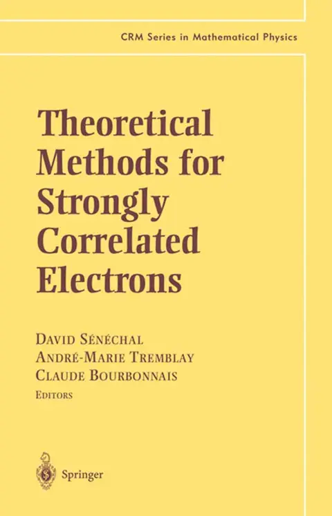 Cover of Theoretical Methods for Strongly Correlated Electrons