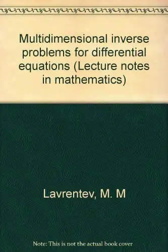 Cover of Multidimensional inverse problems for differential equations
