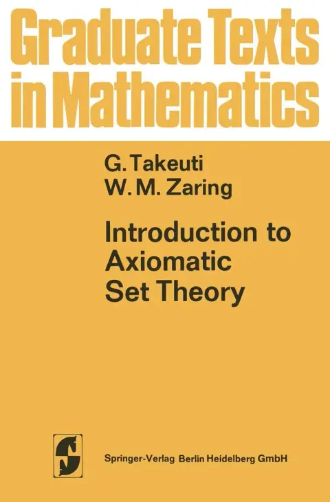 Cover of Introduction to Axiomatic Set Theory