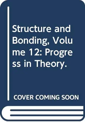 Cover of Structure and Bonding, Volume 12