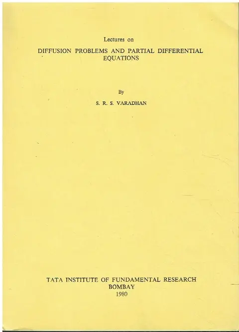 Cover of Lectures on Diffusion Problems and Partial Differential Equations