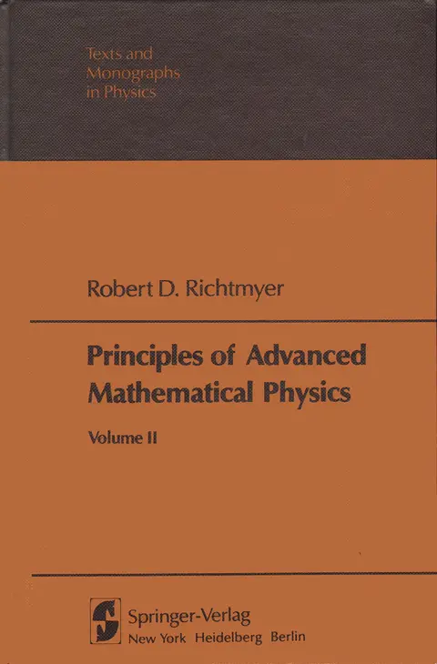 Cover of Principles of Advanced Mathematical Physics
