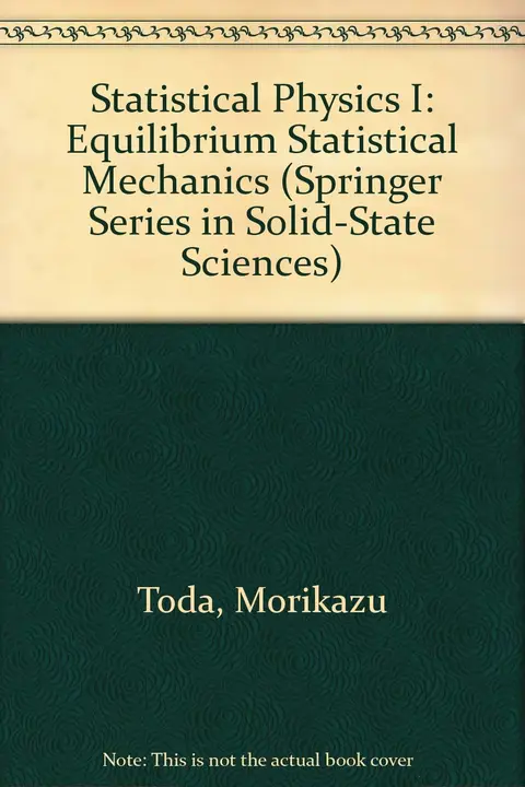 Cover of Statistical Physics I
