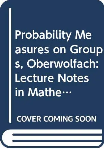 Cover of Probability Measures on Groups, Oberwolfach